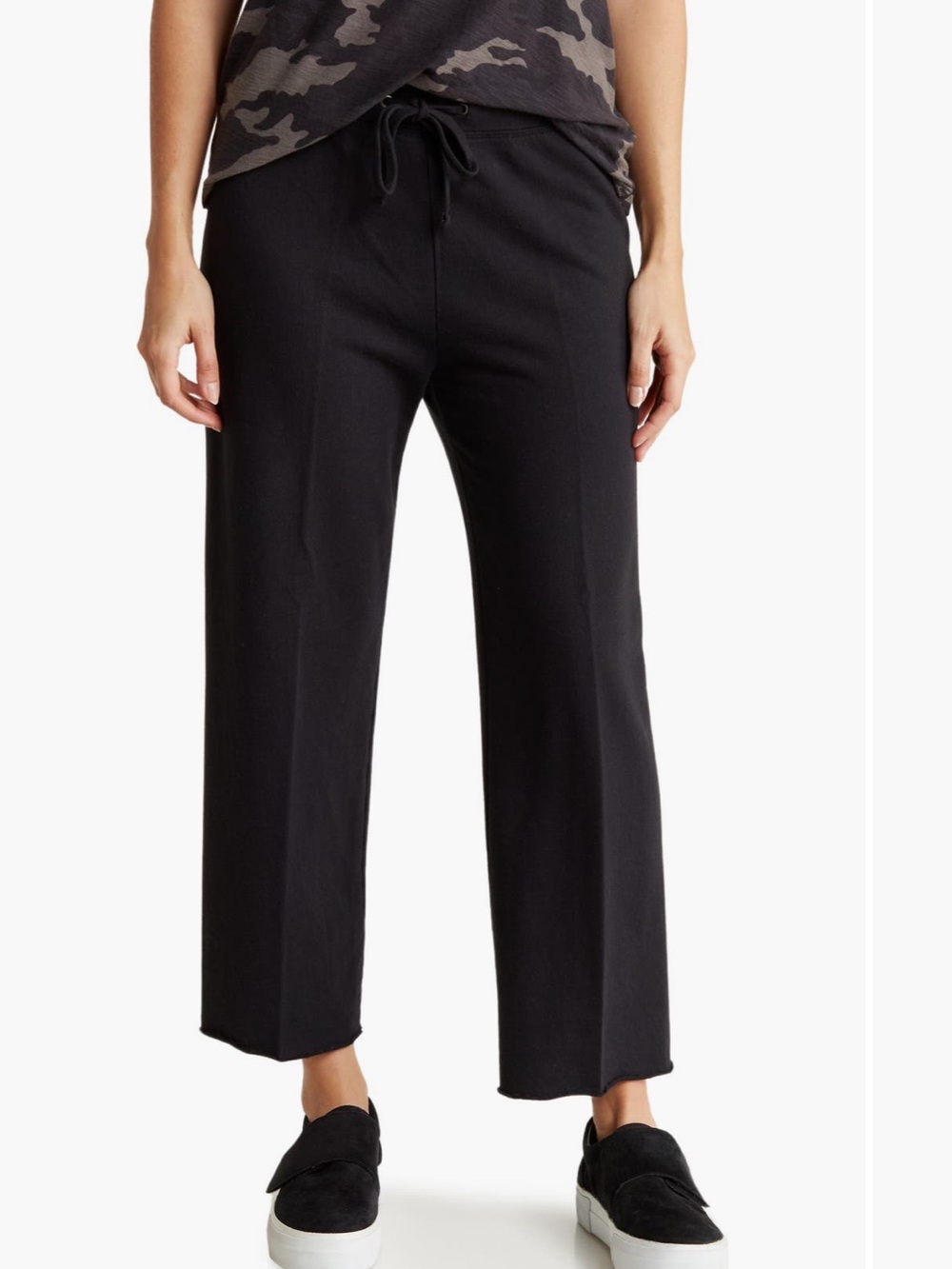 James Perse French Terry Raw
Edge Sweatpants